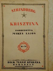 Strindberg Ágost - Krisztina [antikvár]