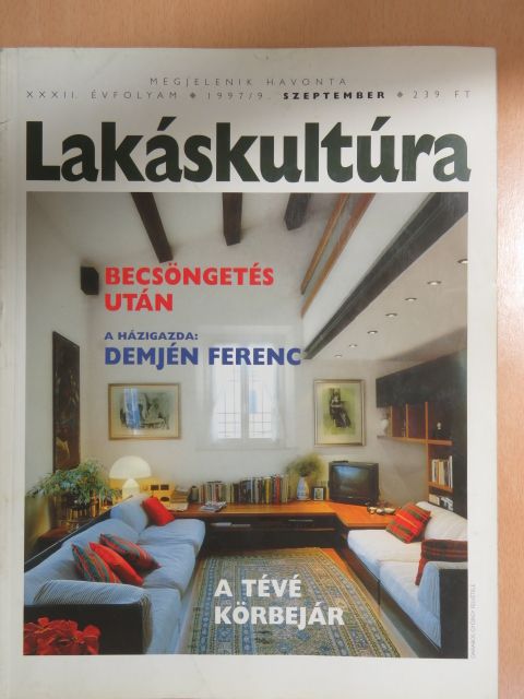 Bors Edit - Lakáskultúra 1997. szeptember [antikvár]