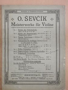 O. Sevcik - Lagenwechsel und Tonleiter-Vorstudien [antikvár]