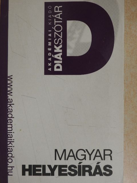 Magyar helyesírás [antikvár]
