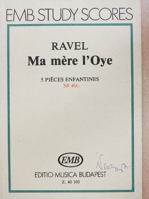 Maurice Ravel - Ma mére l'Oye [antikvár]
