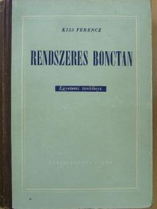 Rendszeres bonctan I-II. [antikvár]