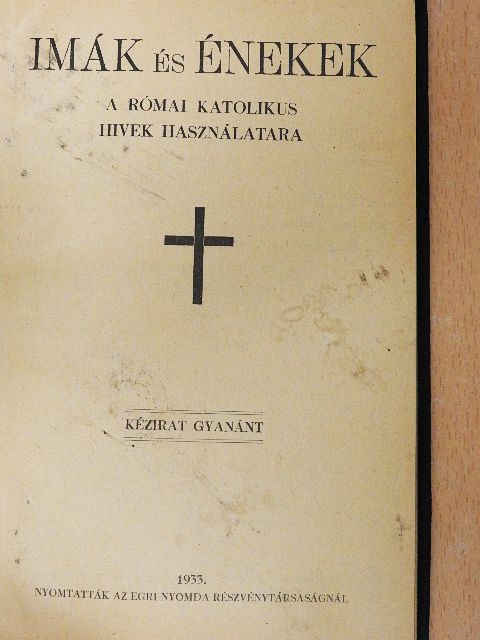 Imák és énekek [antikvár]