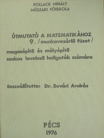 Útmutató a matematikához 9. [antikvár]