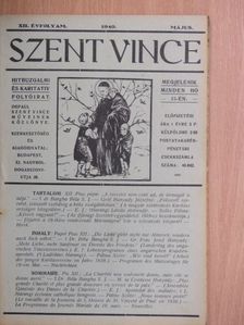 Dr. Bangha Béla S. J. - Szent Vince 1940. május [antikvár]
