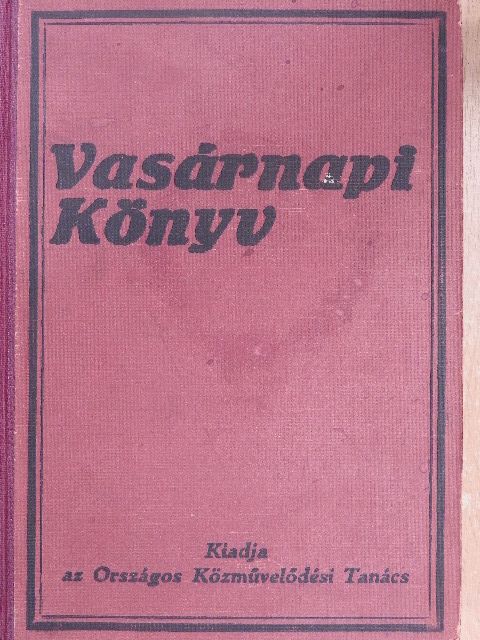 Vasárnapi Könyv 1927. II. [antikvár]