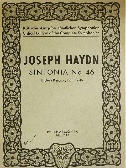 Joseph Haydn - Sinfonia No. 46 [antikvár]