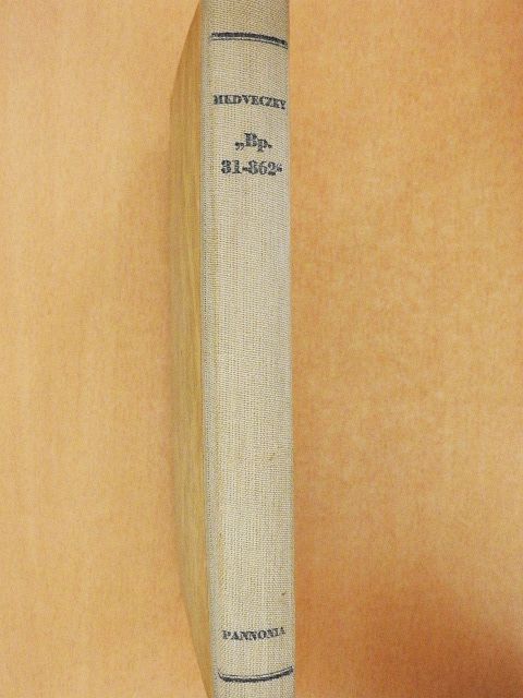Medveczky Bella - "Bp. 31-862" [antikvár]