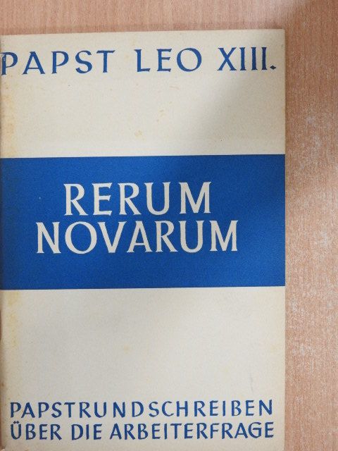 XIII. Leó pápa - Rerum Novarum [antikvár]