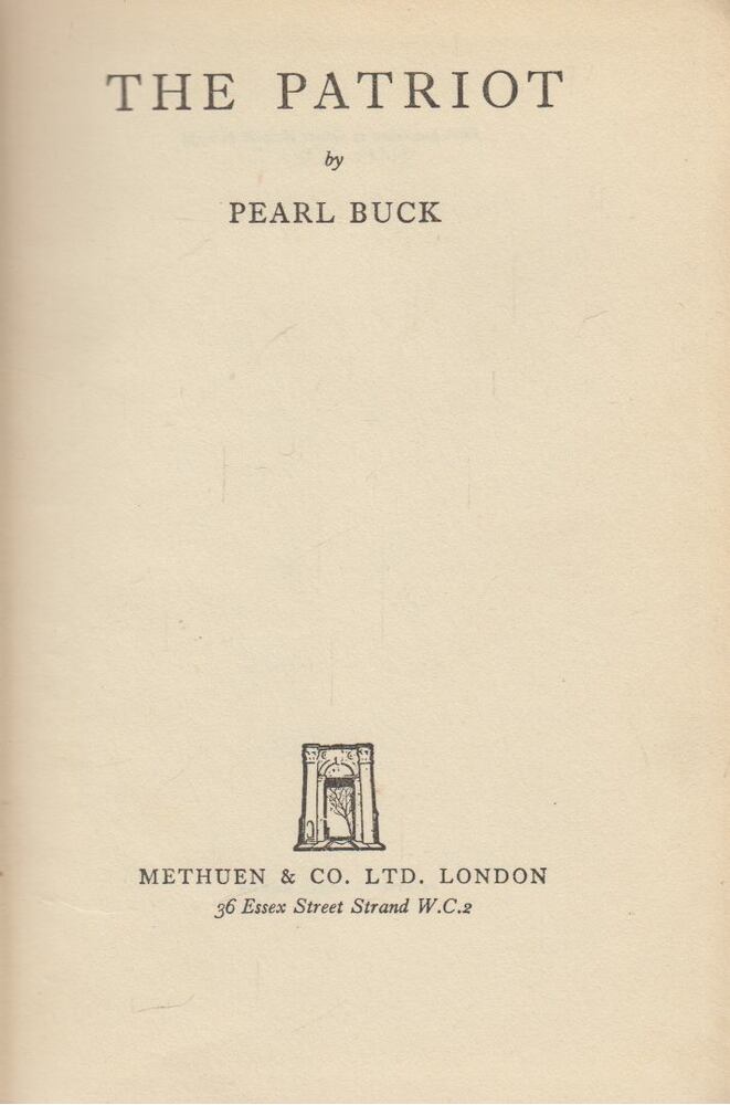 Pearl S. Buck - The Patriot [antikvár]
