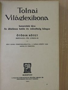 Tolnai Világlexikona V. (töredék) [antikvár]