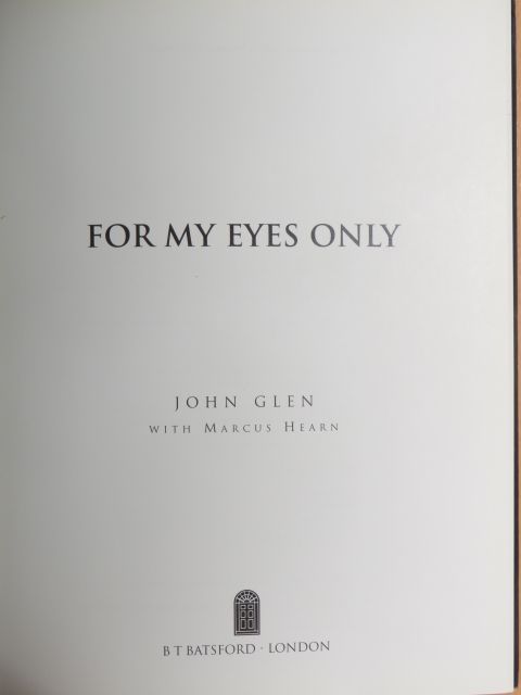 John Glen - For my eyes only [antikvár]