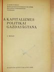 Bedő Gyula - A kapitalizmus politikai gazdaságtana I. [antikvár]