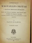 Babos Kálmán - Közhasznu magyarázó szótár [antikvár]