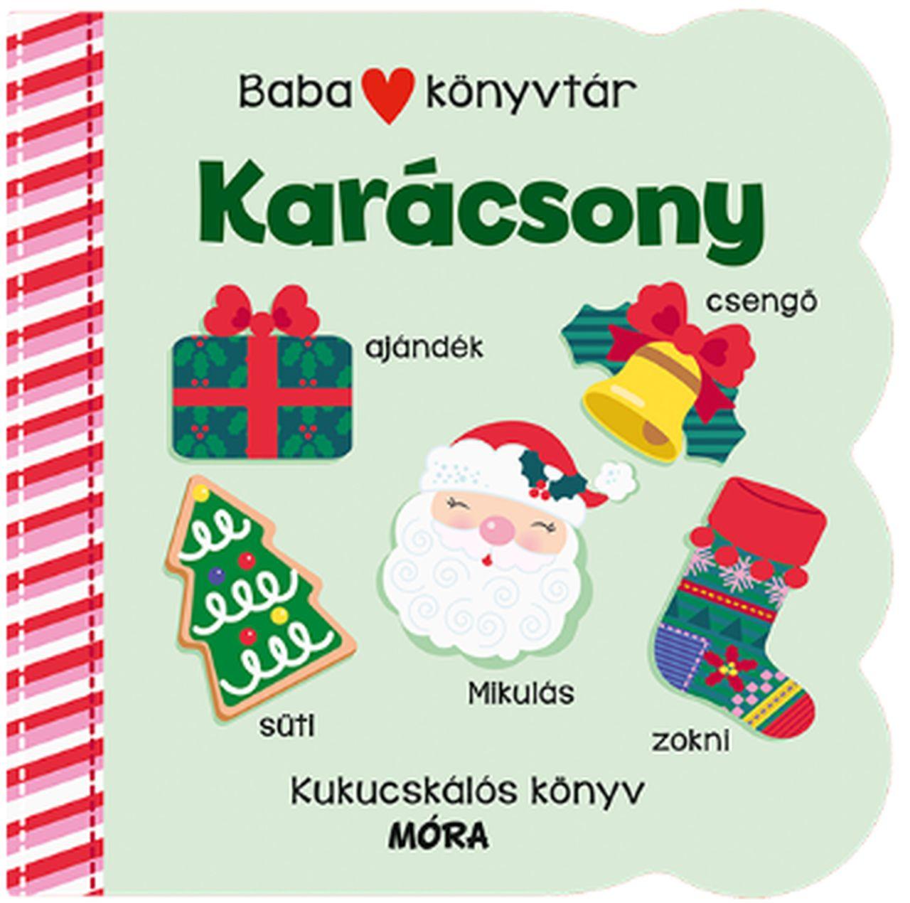 Babakönyvtár - Karácsony - Kukucskálós könyv