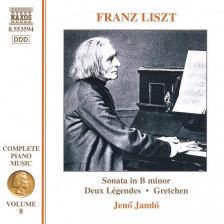 Liszt Ferenc - SONATA IN b MINOR, DEUX LÉGENDES, GRATCHEN CD