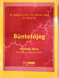Dr. Belovics Ervin - Büntetőjog [antikvár]