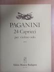 Niccoló Paganini - 24 capricci per violino solo Op.1. [antikvár]