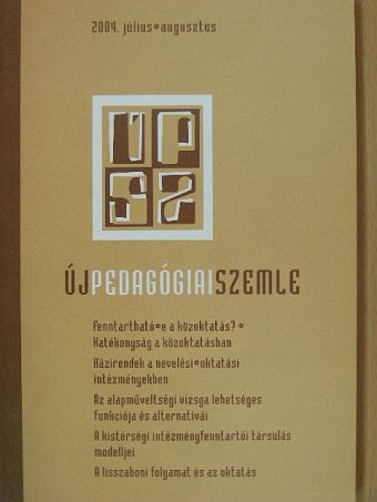 Aros Adrienn - Új Pedagógiai Szemle 2004. július-augusztus [antikvár]