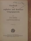 Louis Hamilton - Handbuch der englischen und deutschen Umgangssprache/Handbook of English and German Conversation [antikvár]