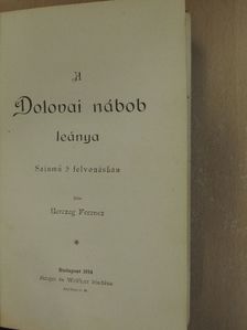 Herczeg Ferencz - A dolovai nábob leánya [antikvár]