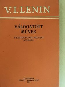 V. I. Lenin - Válogatott művek [antikvár]