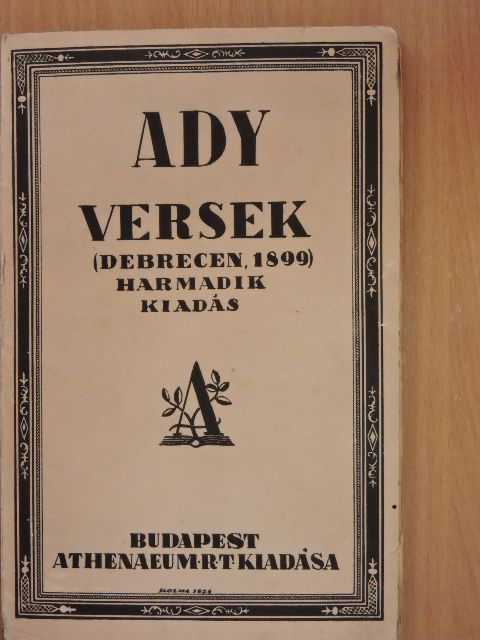 Ady Endre - Versek [antikvár]