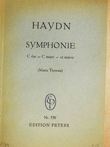 Joseph Haydn - Symphonie C dur [antikvár]