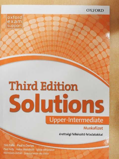 Helen Wendholt - Solutions - Upper-Intermediate - Munkafüzet [antikvár]