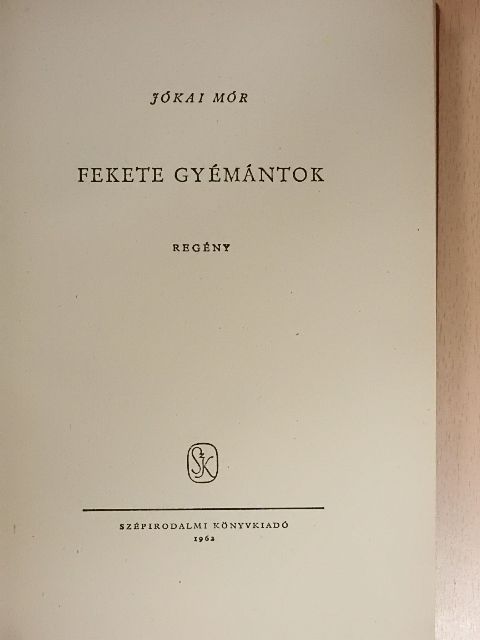 Jókai Mór - Fekete gyémántok [antikvár]