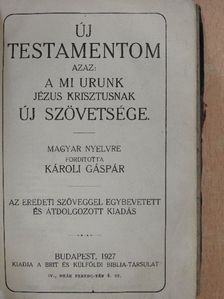 Új Testamentom/A zsoltárok könyve [antikvár]
