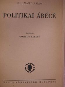 Bernard Shaw - Politikai ábécé [antikvár]