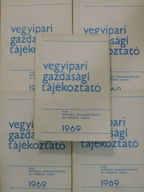 Vegyipari Gazdasági Tájékoztató 1969/1-6. [antikvár]