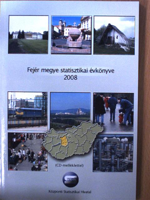 Fejér megye statisztikai évkönyve 2008 - CD-vel [antikvár]