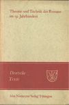 Hartmut Steinecke - Theorie und Technik des Romans im 20. Jahrhundert [antikvár]
