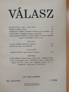 Illyés Gyula - Válasz 1947. szeptember [antikvár]