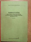 Kohler Gyula - Árjegyzék I/B kötet (töredék) [antikvár]