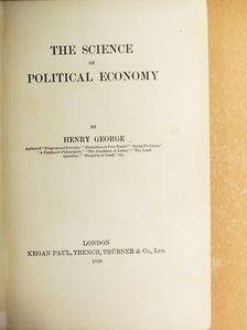 Henry George - The Science of Political Economy [antikvár]