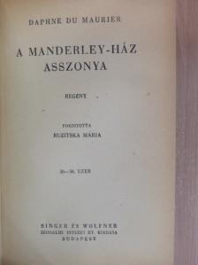 Daphne du Maurier - A Manderley-ház asszonya [antikvár]