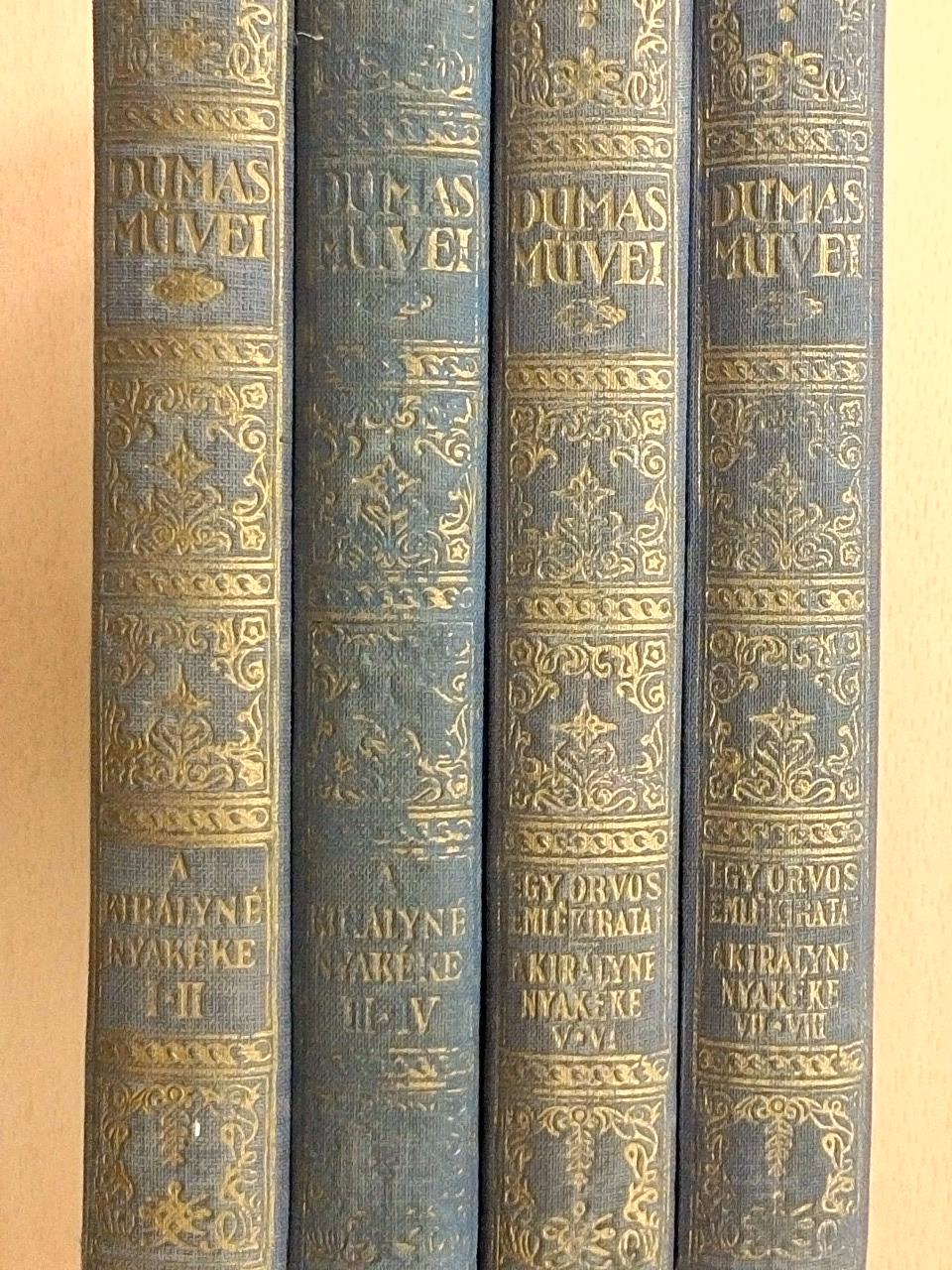 Dumas - A királyné nyakéke I-VIII. [antikvár]