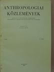 D. F. Roberts - Anthropologiai közlemények 33. kötet 1-2. füzet [antikvár]