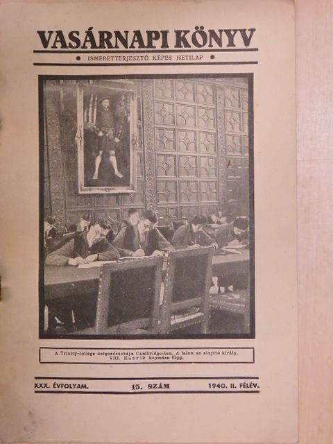 Vasárnapi Könyv 1940. II/15. [antikvár]