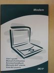 Acer Modem User's guide/Manuel d'utilisation/Benutzerhandbuch/Manuale dell' utente/Guía del usuario [antikvár]