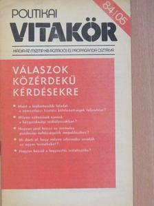 Politikai Vitakör 1984/05. [antikvár]
