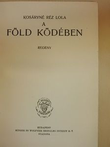 Kosáryné Réz Lola - A Föld ködében [antikvár]