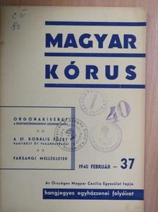 Geyer József - Magyar Kórus 1940. február [antikvár]