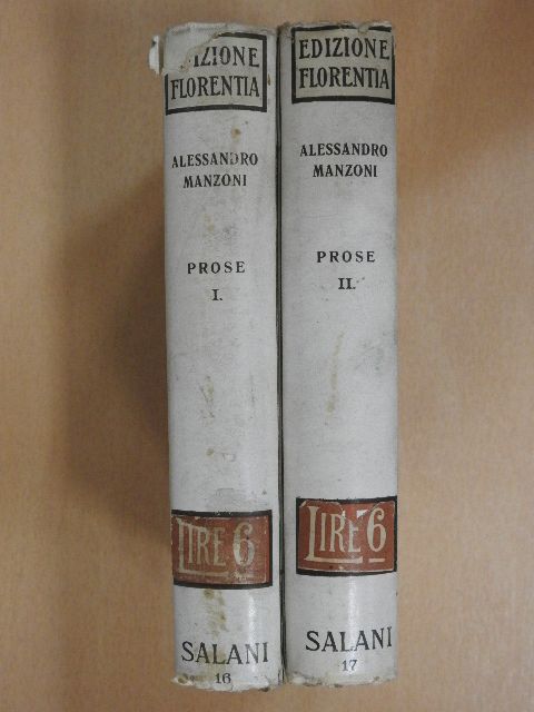Alessandro Manzoni - Prose I-II. [antikvár]