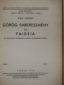 Visy József - Görög embereszmény és paideia [antikvár]