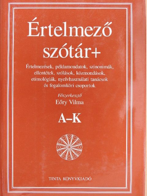 Bánki Judit - Értelmező szótár+ I. (töredék) [antikvár]