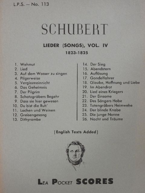 Franz Schubert - Lieder (songs), Vol. IV [antikvár]